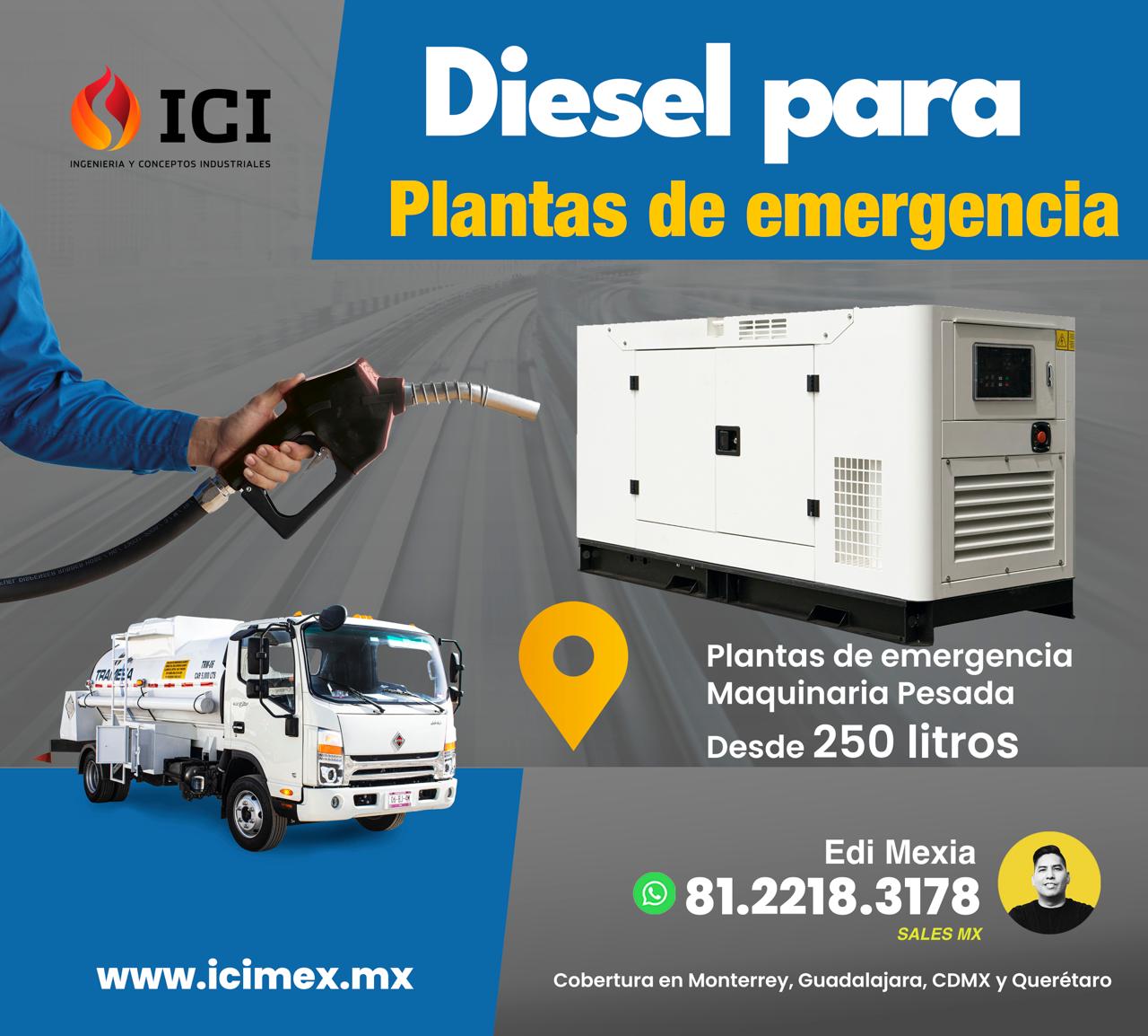 Suministro de Diesel para Plantas de Emergencia y Maquinaria en Monterrey 🚛⚡